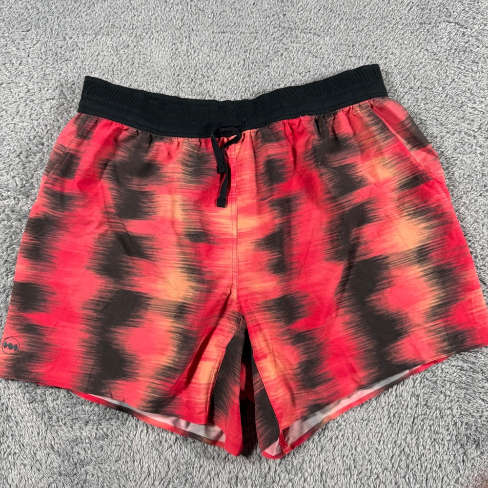 Janji Afo Shorts Mens Medium Lined Performance Multicolor Performance Aztec Run